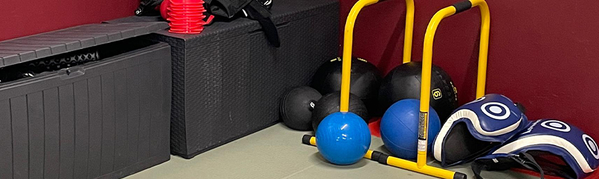 Fitnessbereich von Shaolin Basel