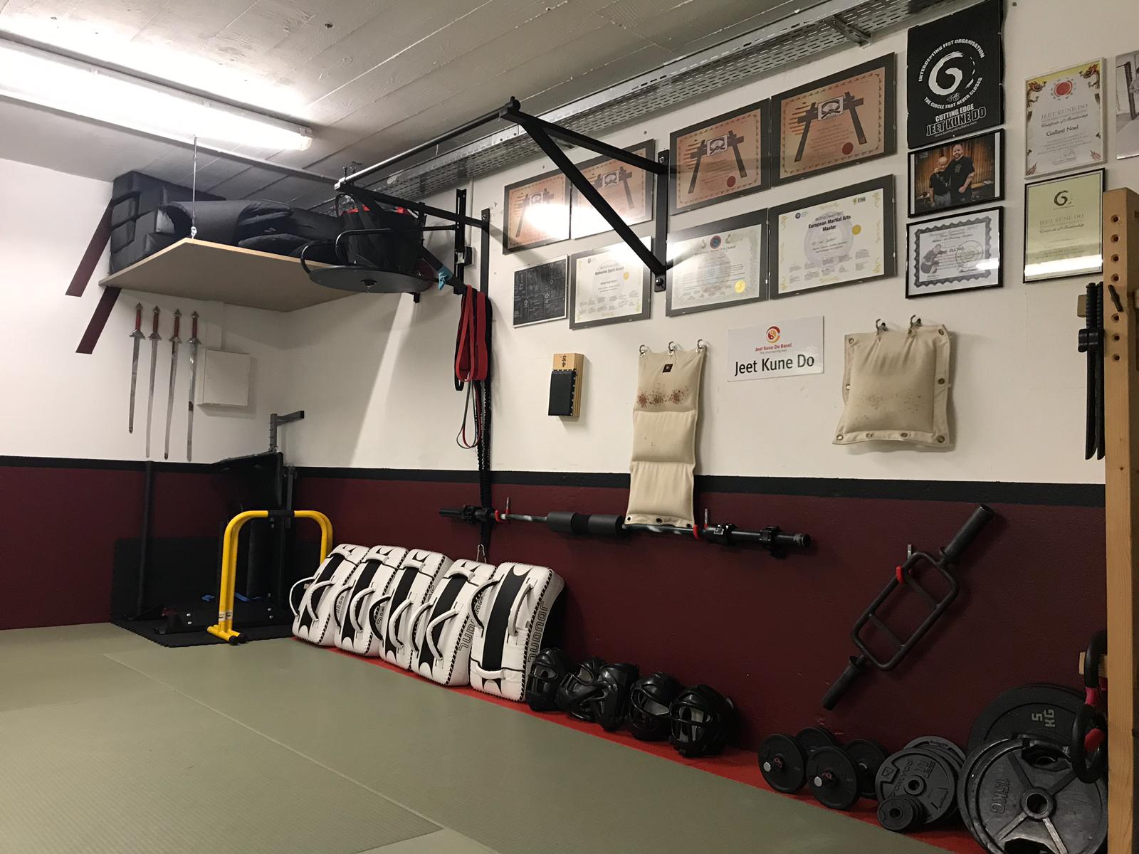 Trainingsraum der Martial Arts Academy Basel